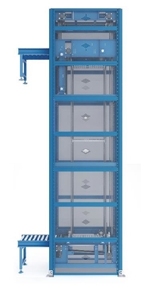 Continuous Elevator C Type Carton Conveyor System Long Lasting